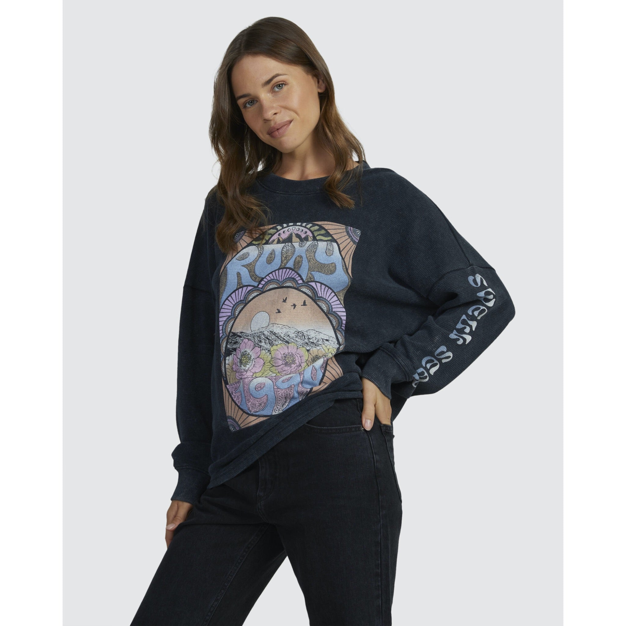 Roxy East Side Midweight Long-Sleeve Sweatshirt