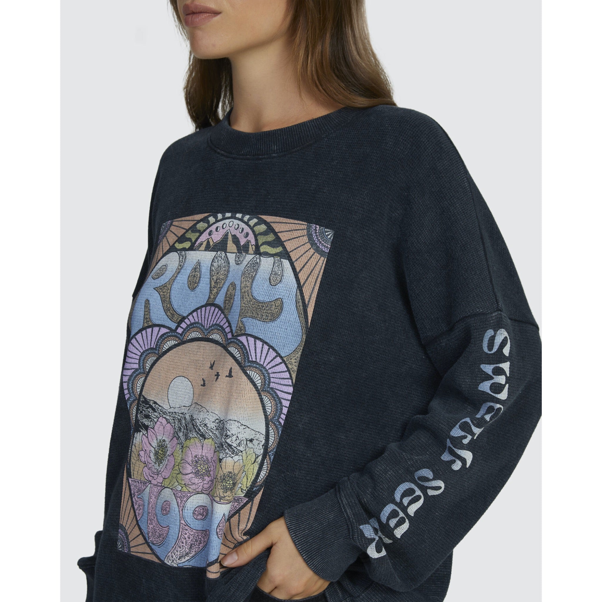 Roxy East Side Midweight Long-Sleeve Sweatshirt