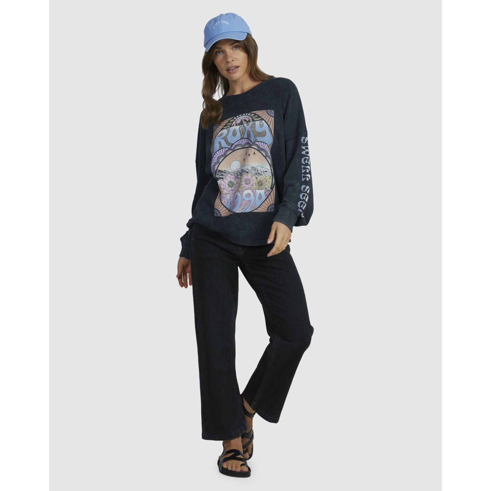 Roxy East Side Midweight Long-Sleeve Sweatshirt