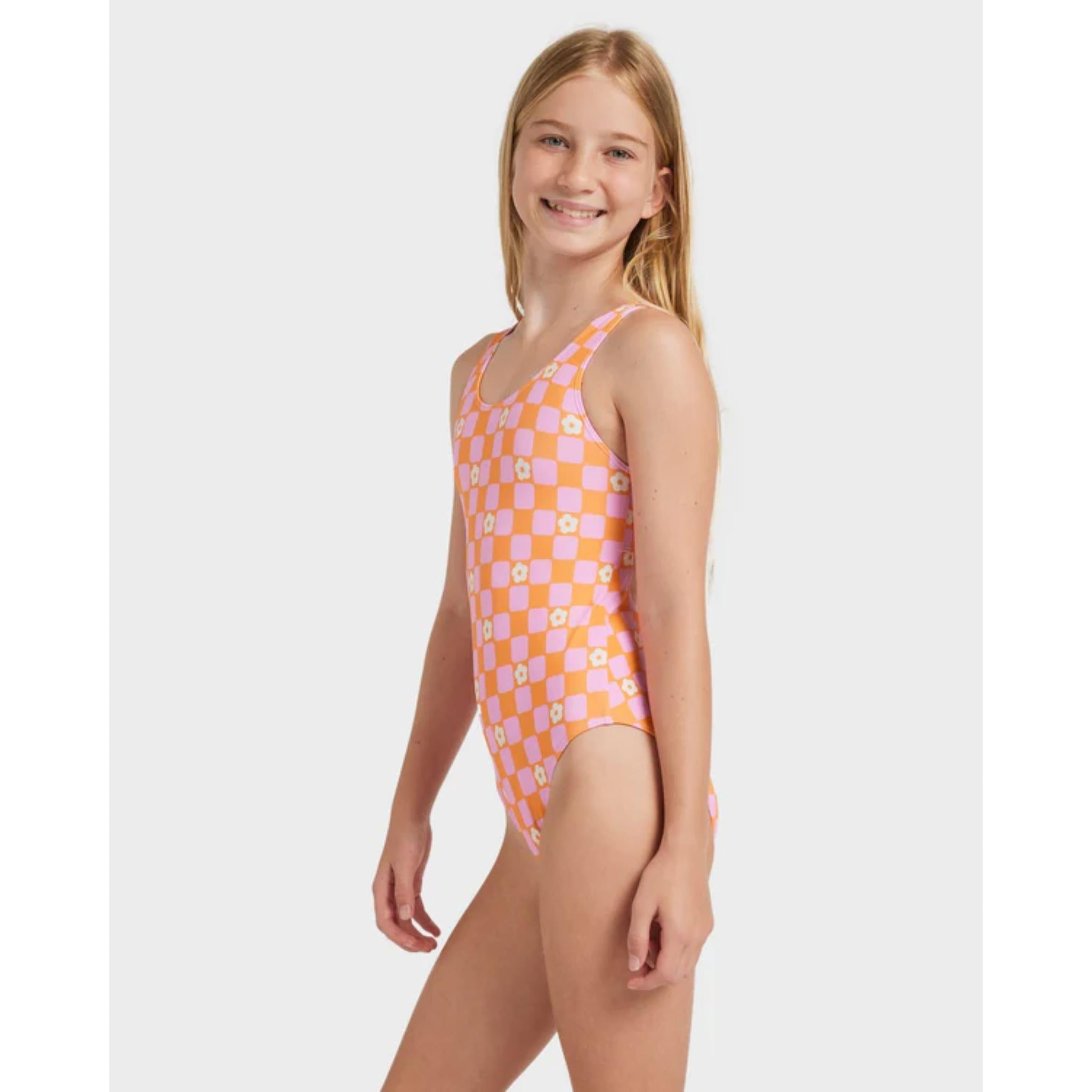 Roxy Flower Check One Piece