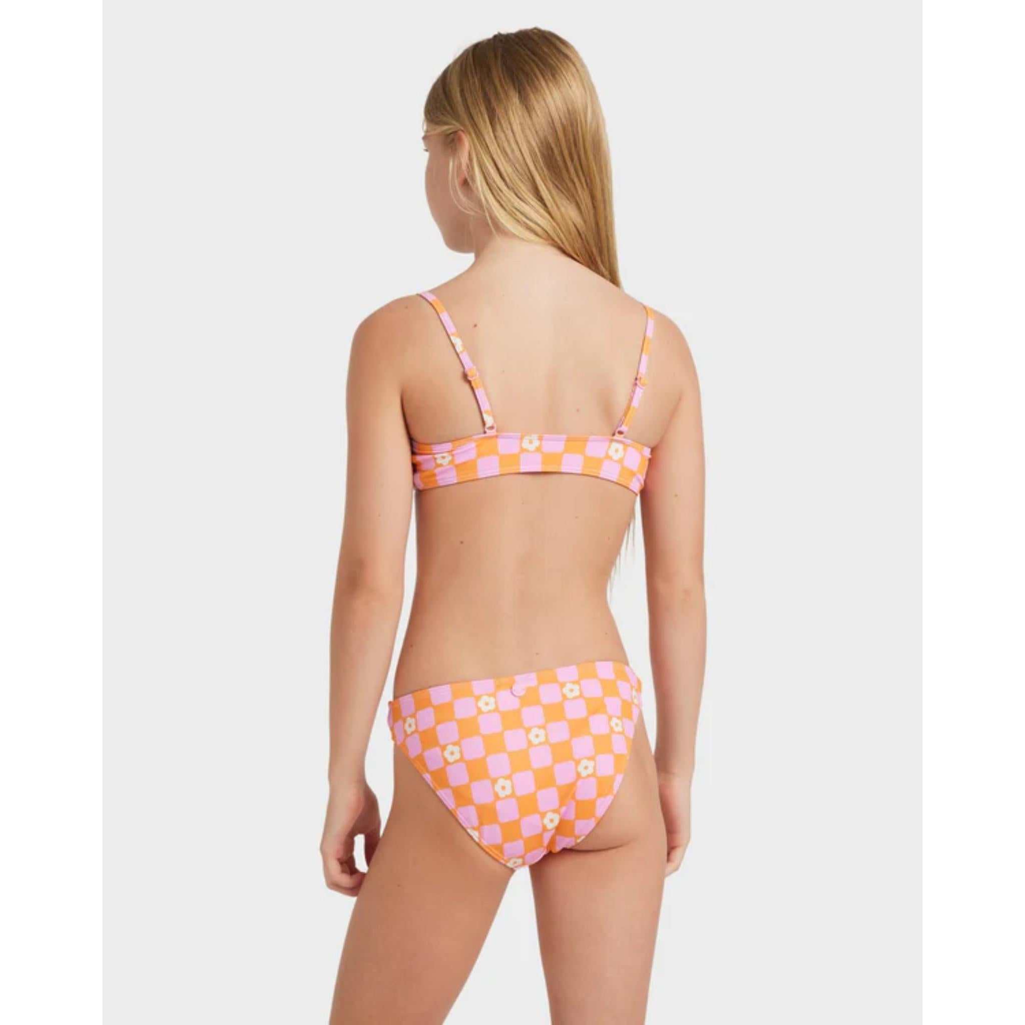 Roxy Flower Check Triangle Set