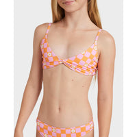 Roxy Flower Check Triangle Set