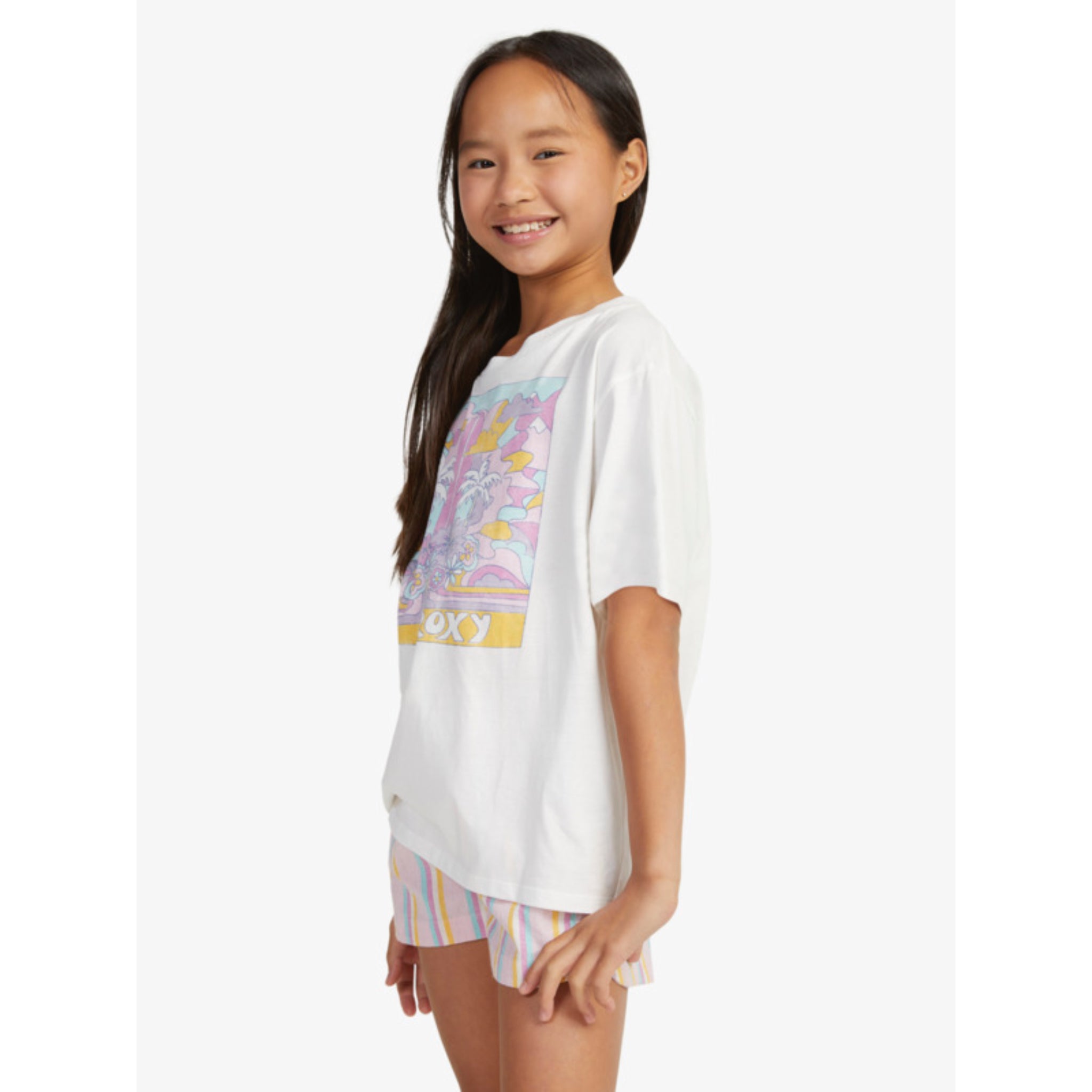 Roxy Gone To California Girls Tee