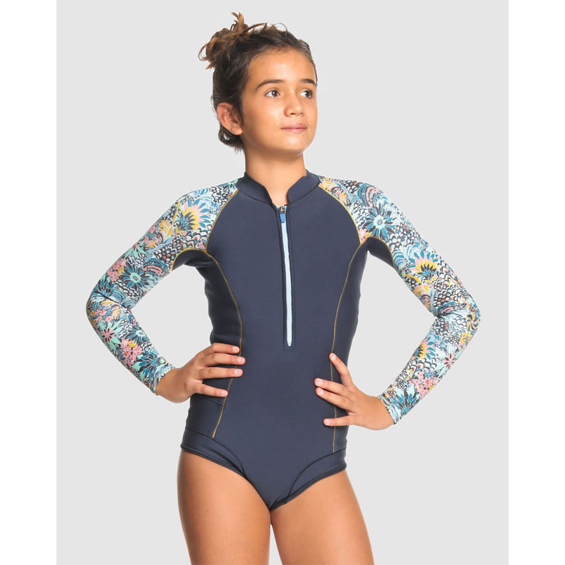 Roxy Girls 1.0 Marine Bloom Ls Cheeky