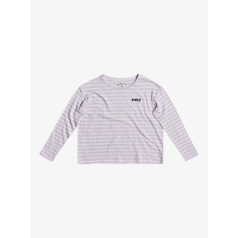 Roxy Little Girls Myna Bird Top - Orchid Petal Kuta Stripes