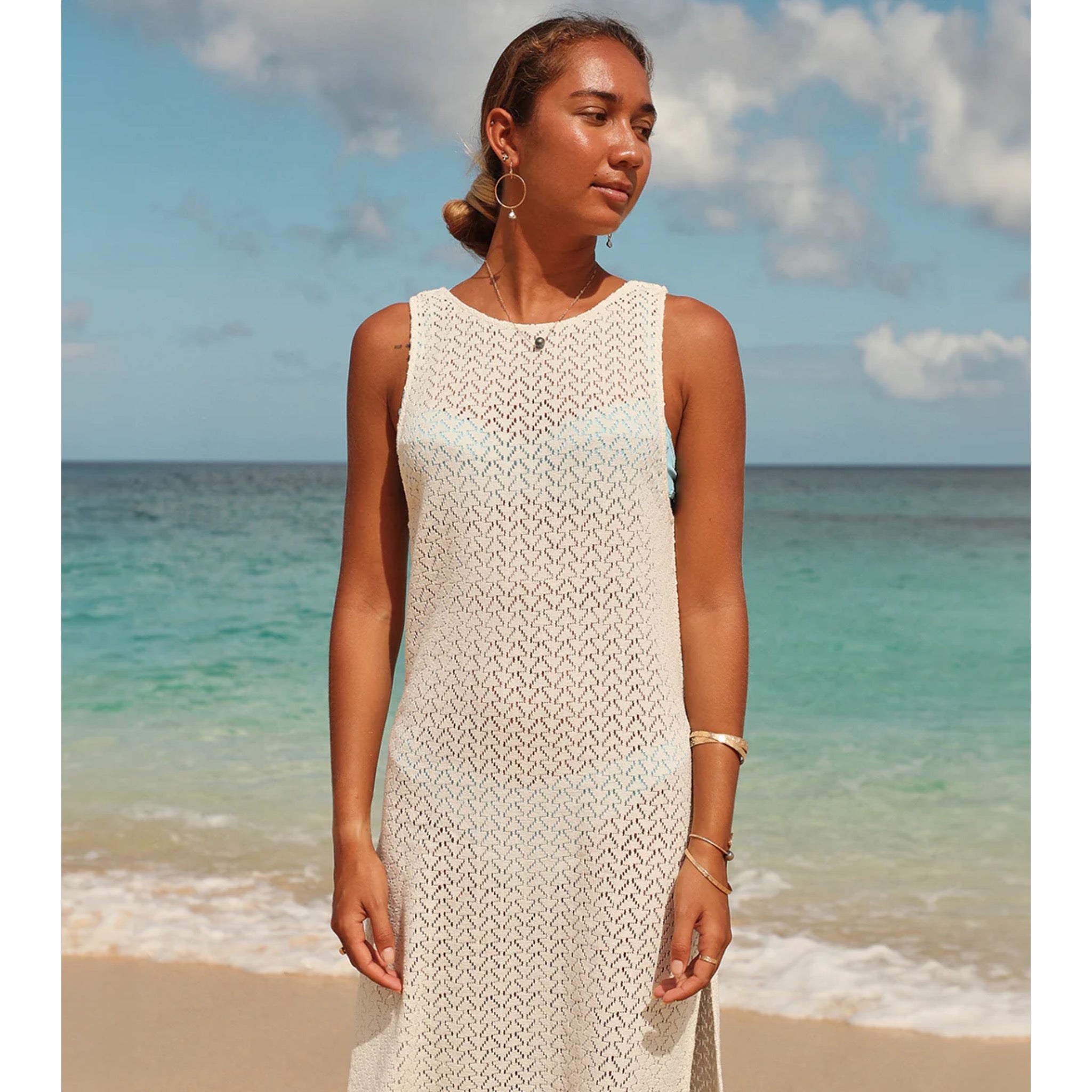 Roxy Damen Chill Day Cover Up Dress – Bademodeüberzug Aus Viskose, Tailliert