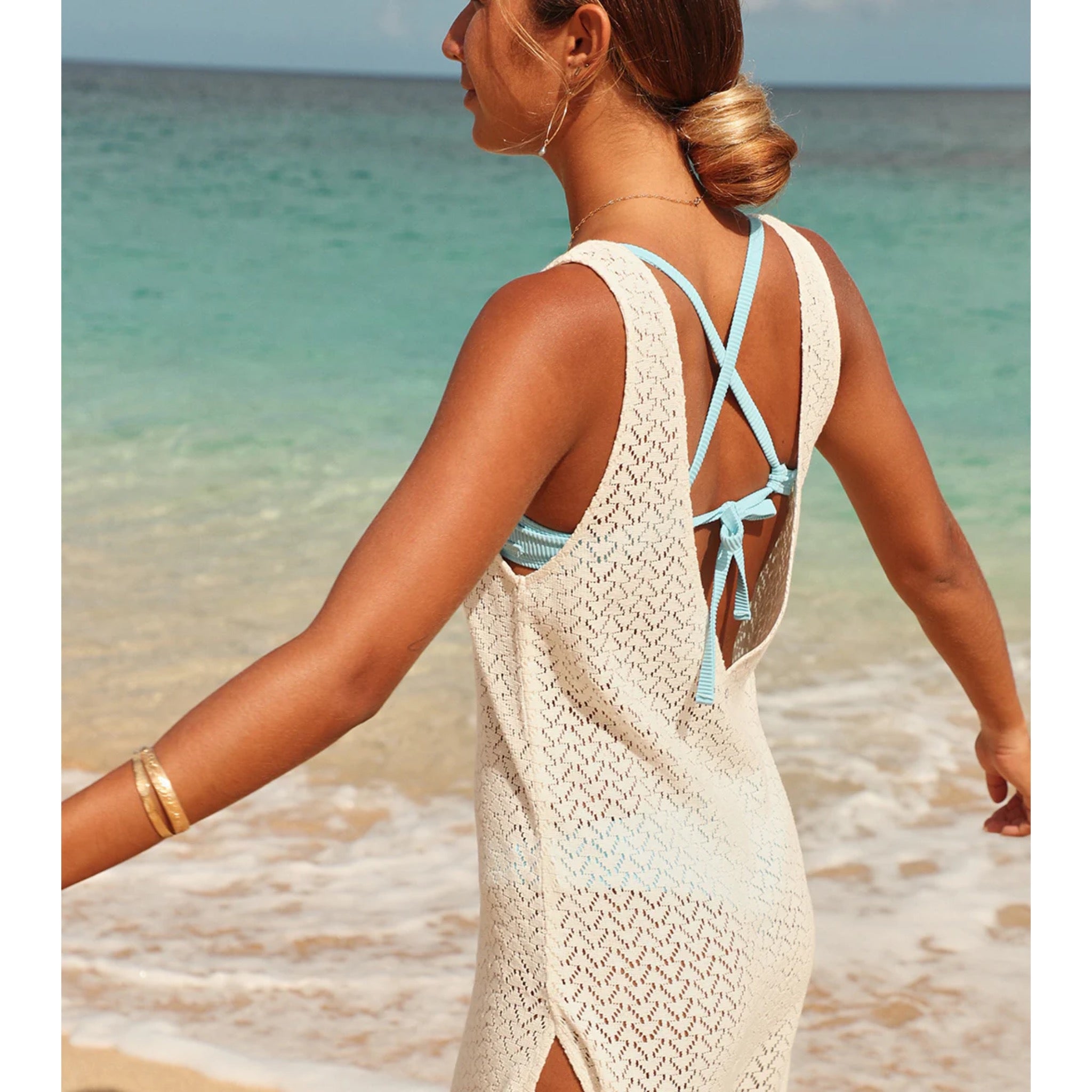 Roxy Playa Mood Dress (EGRET) - Size XS Roxy Playa Mood Dress (EGRET) - Size XS