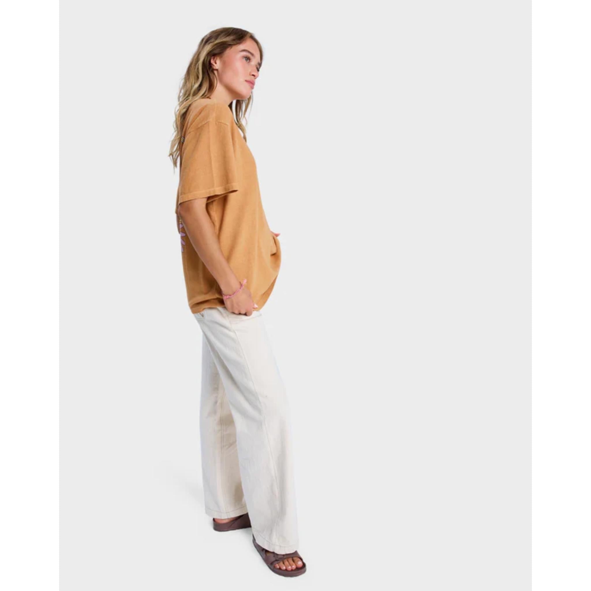 Roxy Sunny Oversize Stone Wash Tee