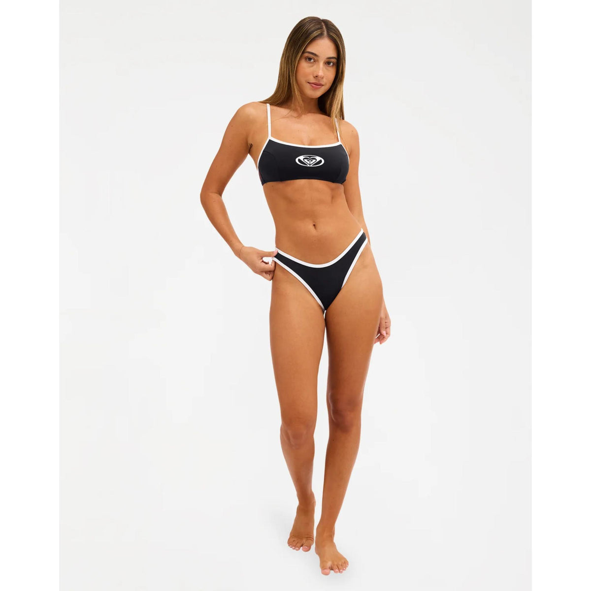 Roxy Swell High Leg Cheeky Bikini Bottom