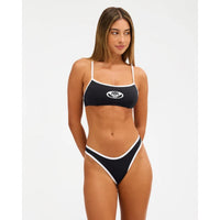 Roxy Swell High Leg Cheeky Bikini Bottom