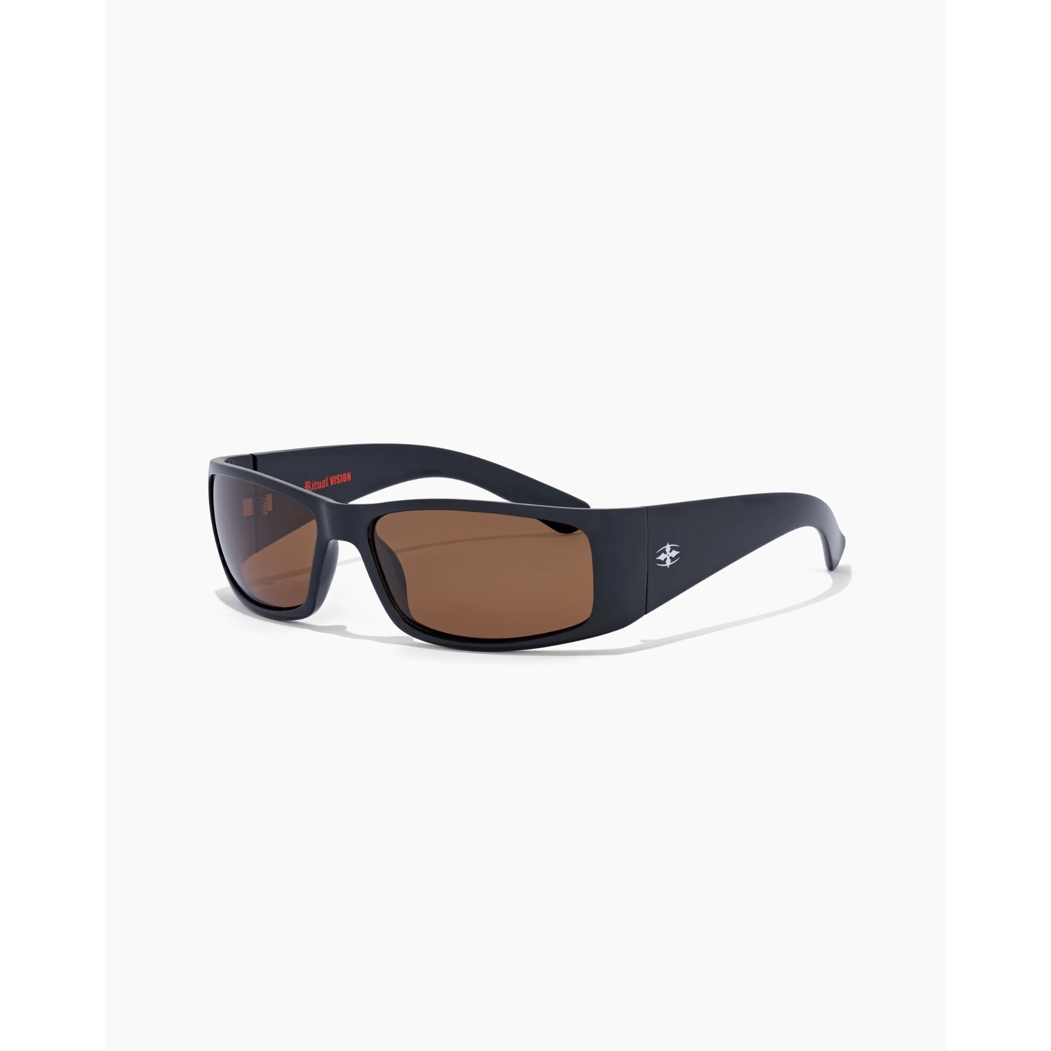 Ritual Doomsday Machine Sunglasses - Polished Black/Bronze Polar