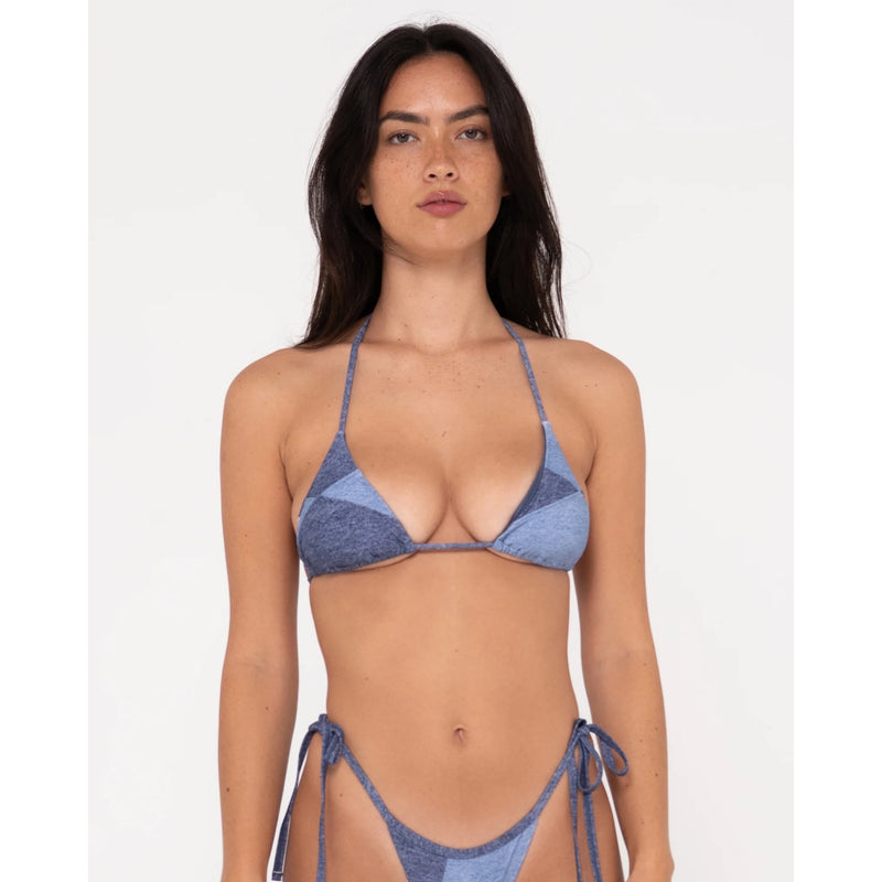 Rusty Britney Patchwork Multiway Bikini Top