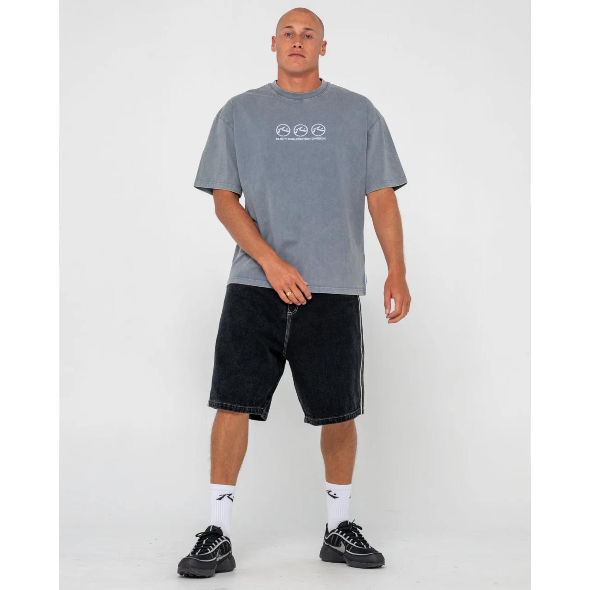 Rusty Crusoe Wash Short Sleeve Tee