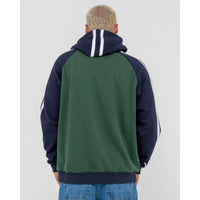 Rusty Denny Raglan Fleece Hoodie - Mens