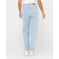 Rusty High Straight Mom Jean
