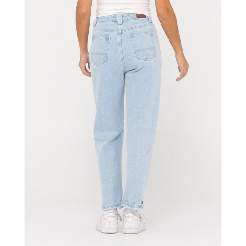 Rusty High Straight Mom Jean
