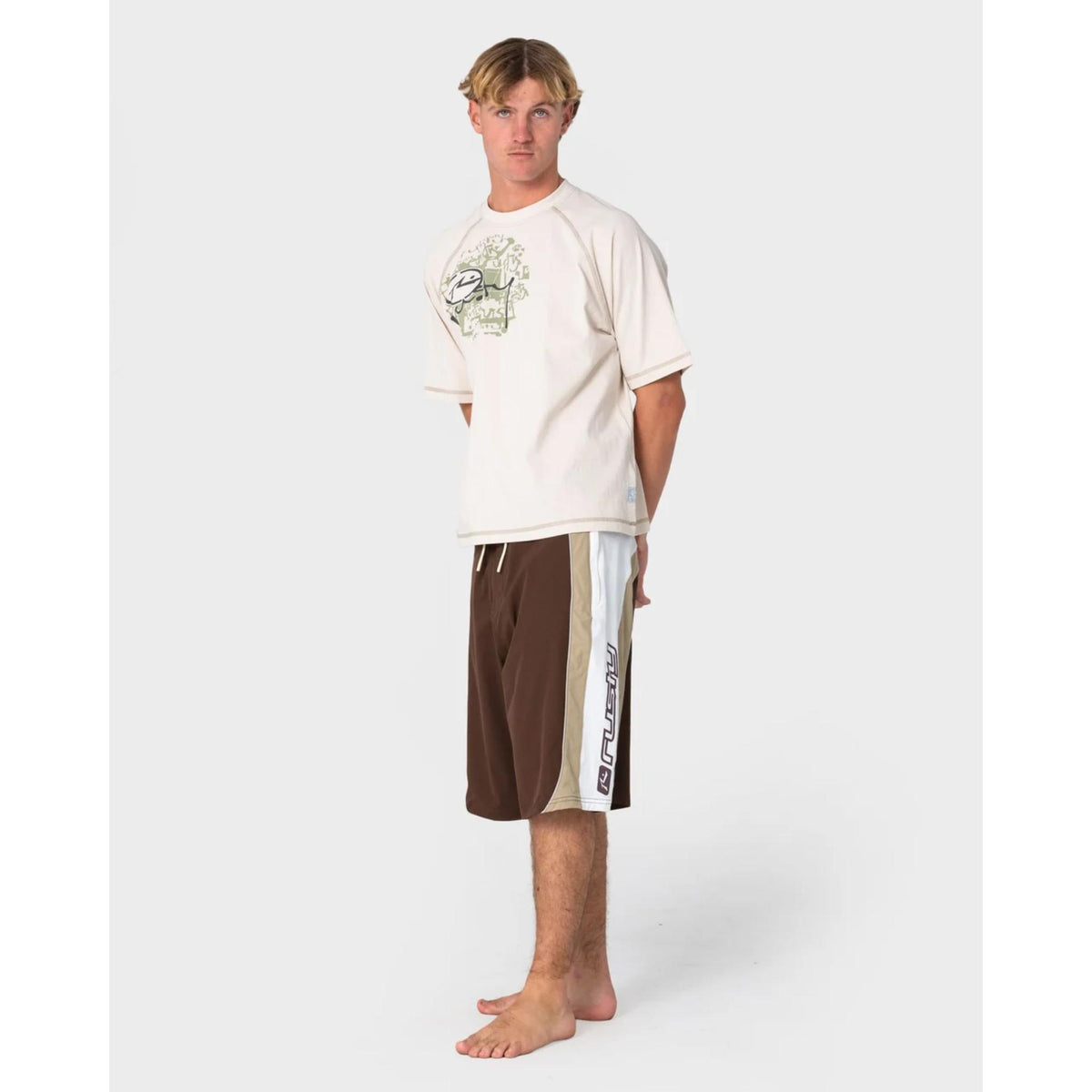 Rusty Power-Wing Fixed Waist Boardshort