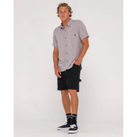 Rusty Razor Blade SS Rayon Shirt