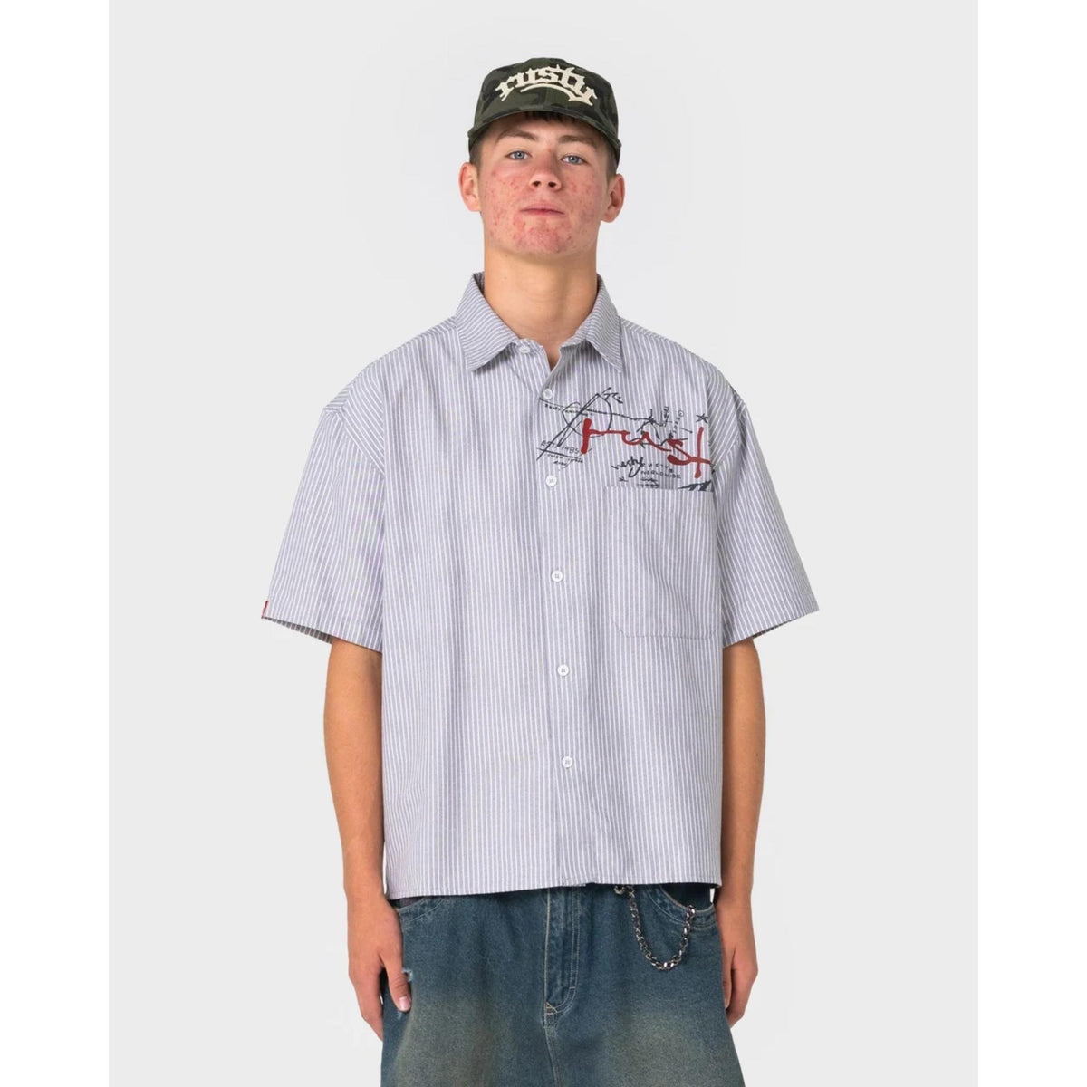 Rusty Shockwave Short Sleeve Shirt