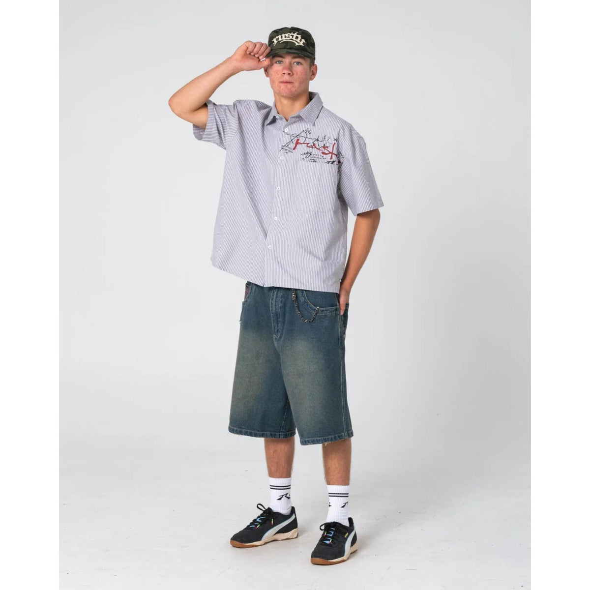 Rusty Shockwave Short Sleeve Shirt