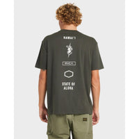 RVCA Mens Hawaii Squadron SS Tee
