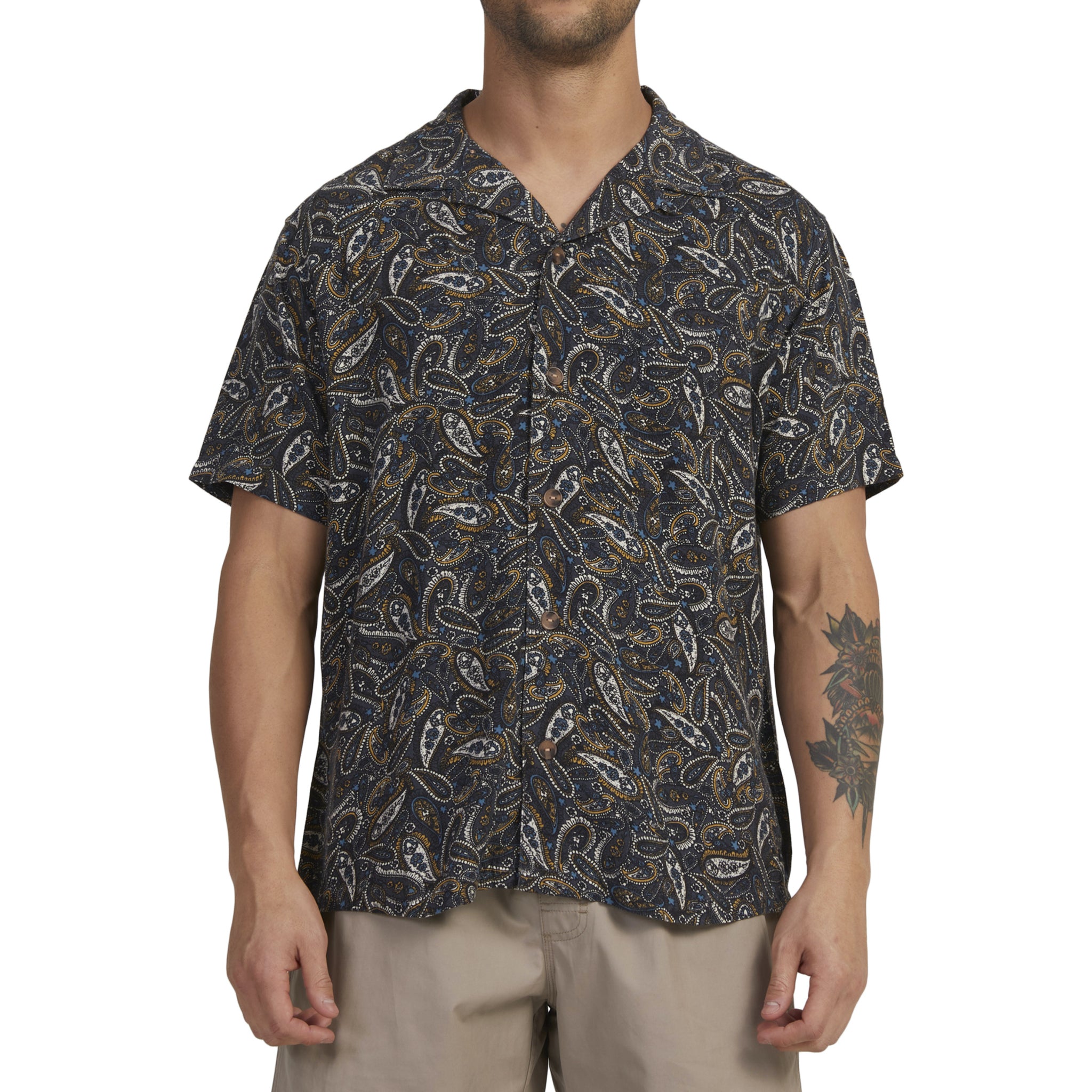 RVCA Mens Atlas SS Shirt