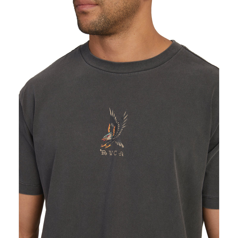RVCA Mens Krak Eagle Tee