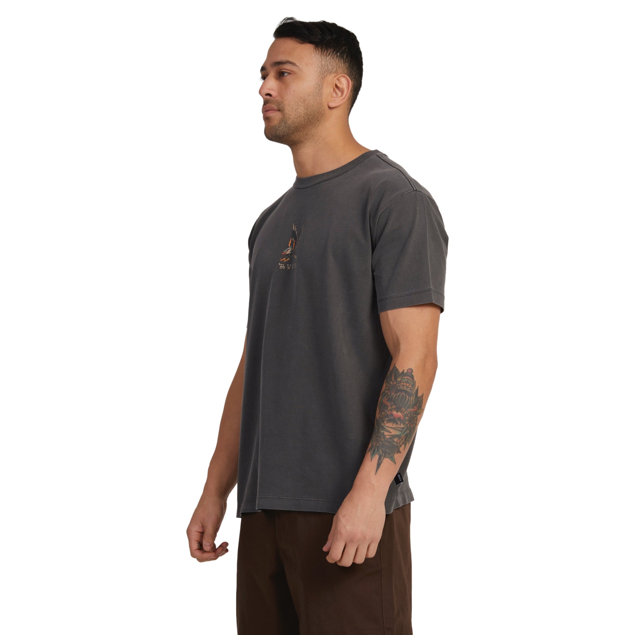 RVCA Mens Krak Eagle Tee