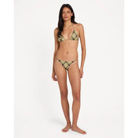 RVCA Boulevard Plaid Ultra Skimpy Bikini Bottom