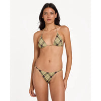 RVCA Boulevard Plaid Ultra Skimpy Bikini Bottom