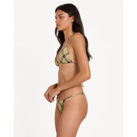 RVCA Boulevard Plaid Ultra Skimpy Bikini Bottom
