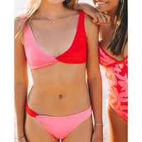 Roxy Lagos High Leg Cheeky Bikini Bottom