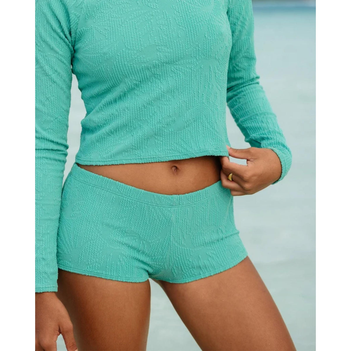 Roxy Coral Cove Long Sleeve Cropped Rashguard