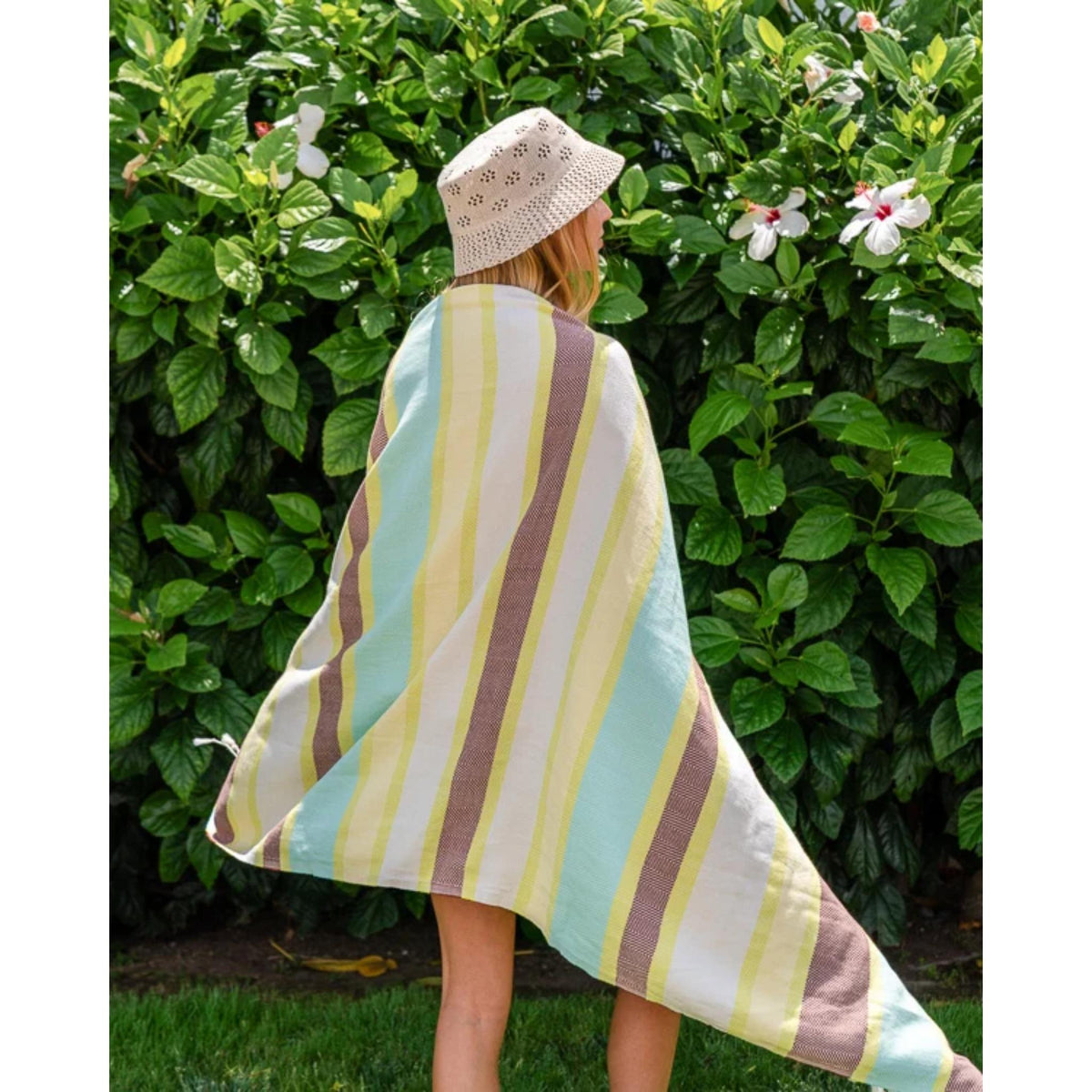 Sand Cloud Regency Stripe - Herringbone Weave Beach Towel