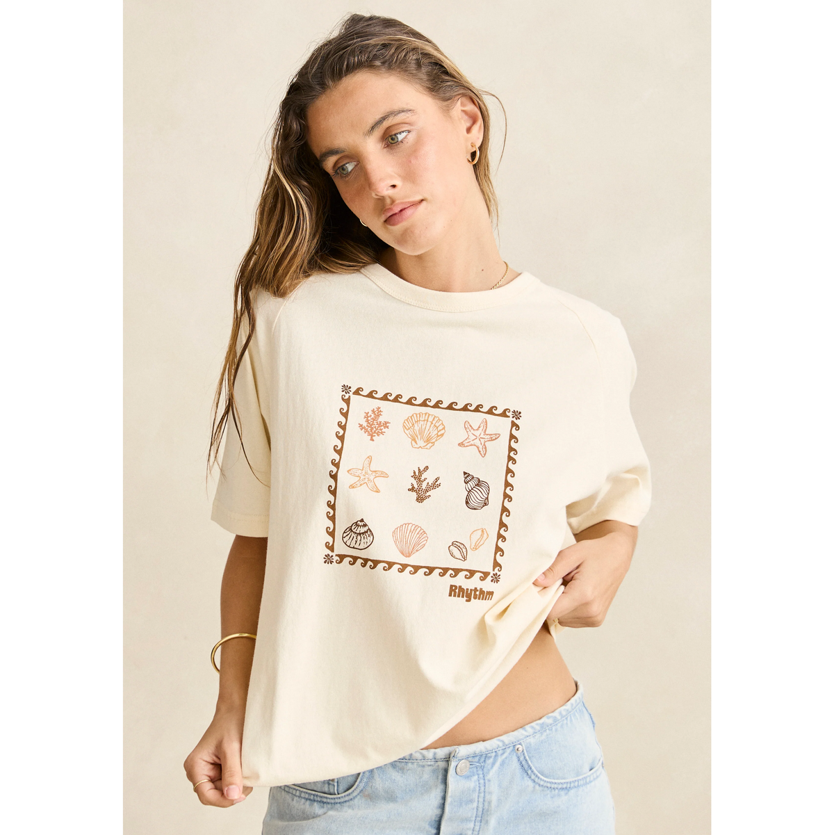 Rhythm Sea Ranch Shell Tee