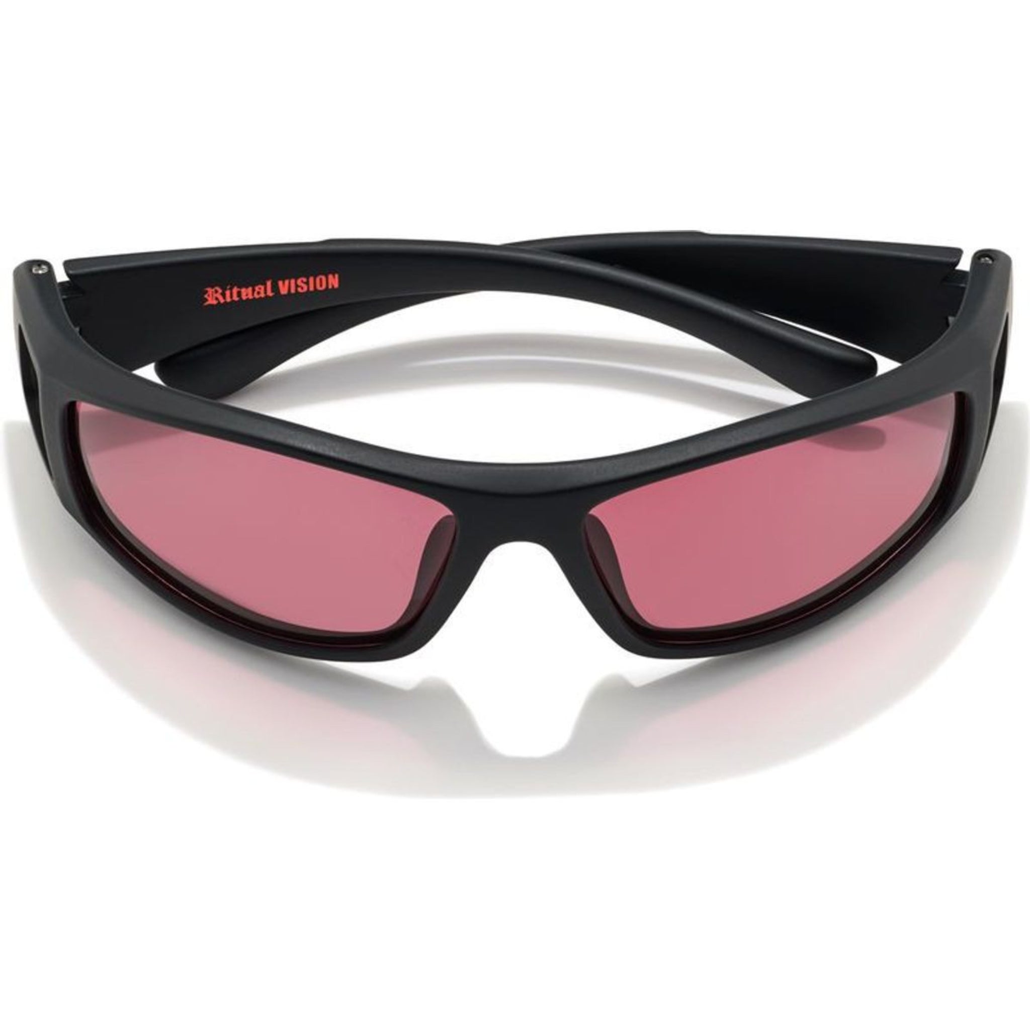 Ritual Dragster Sunglasses - Matte Black/Rust Polar