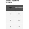 Roxy Freshfields Gloves - Girls