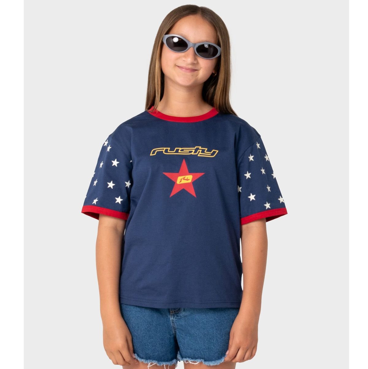Rusty Girls Star Boom Bang Tee
