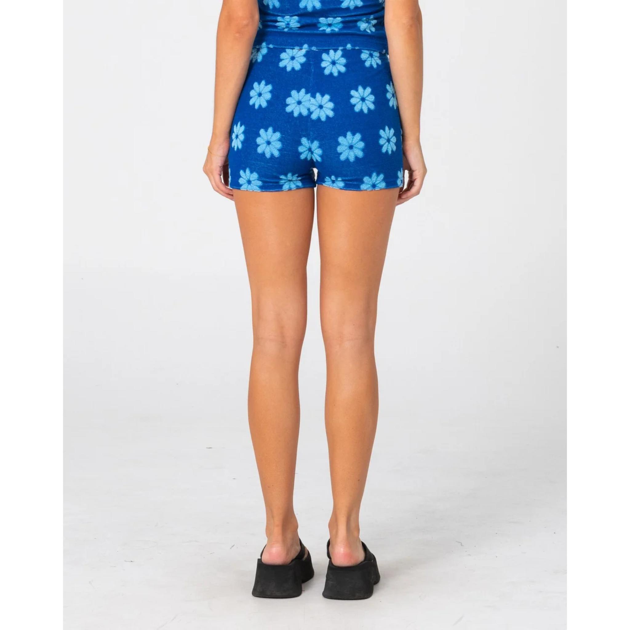 Rusty Bloom Towelling Booty Short