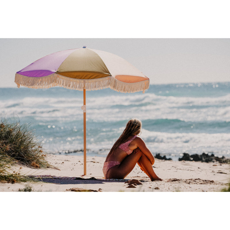 Salty Shadows Peaches Beach Umbrella