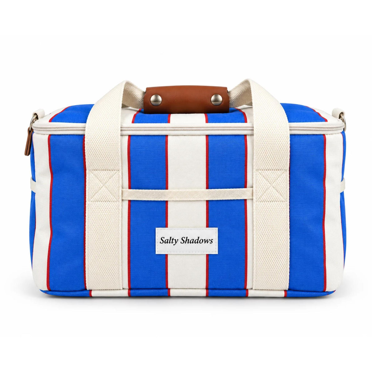 Salty Shadows Blue Stripe Cooler Bag