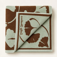 Salty Shadows Ginkgo Beach Towel