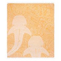 Sand Cloud Whale Shark - Sunflower - X-Large Beach Towel