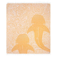 Sand Cloud Whale Shark - Sunflower - X-Large Beach Towel