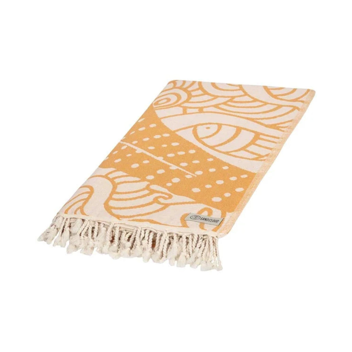 Sand Cloud Whale Shark - Sunflower - X-Large Beach Towel