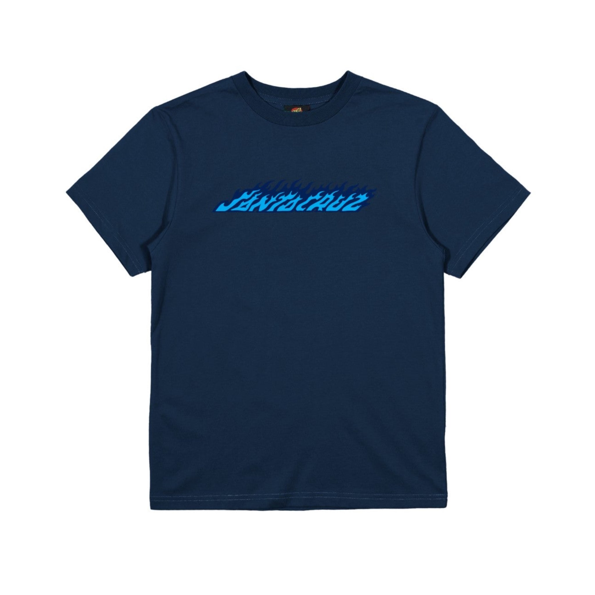 Santa Cruz Boys Flame Strip Hand T-Shirt