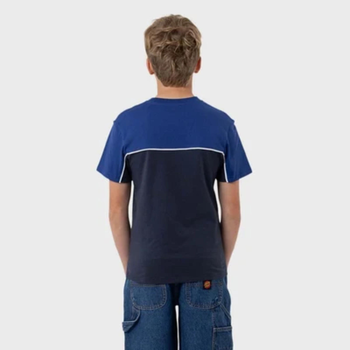 Santa Cruz Fisheye Strip Front Short Sleeve Tee
