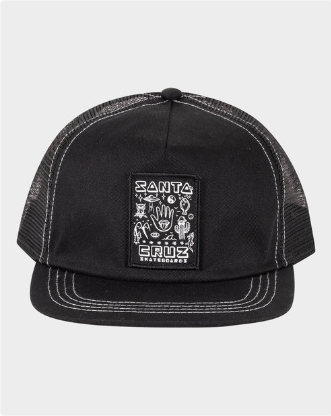 Santa Cruz Tripper Mono Patch Trucker Cap