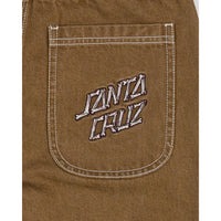Santa Cruz Brain Dot Stack Baggy Jean Shorts