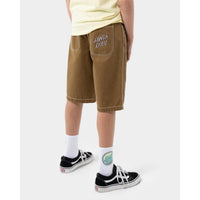 Santa Cruz Brain Dot Stack Baggy Jean Shorts